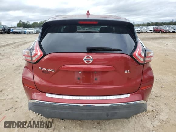 ✅ 2017 Nissan Murano Platinum • VIN: 5N1AZ2MG5HN124210 • Lot: 82748795. Listed on Copart with 49,738 mi. Free auction sales archive from the USA and detailed vehicle history report at DreamBid. Image 6.