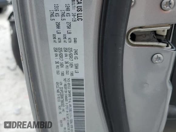 ✅ 2019 Dodge Journey SE • VIN: 3C4PDCBB0KT866922 • Lot: 69818705. Wystawiony na Copart z przebiegiem 56 921 mil. Bezpłatny archiwum sprzedaży aukcyjnych z USA i szczegółowy raport historii pojazdu na DreamBid. Zdjęcie 14.