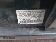 ✅ 2000 Honda Accord EX • VIN: JHMCG6605YC027660 • Lot: 42754950. Wystawiony na IAAI z przebiegiem 207 164 mil. Bezpłatny archiwum sprzedaży aukcyjnych z USA i szczegółowy raport historii pojazdu na DreamBid. Zdjęcie 9.