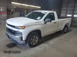 2022 Chevrolet Silverado 1500 Work Truck z VIN 3GCNWAED5NG202440, wystawiony jako Copart lot #75928504 z przebiegiem 85 349 mil mil oraz Szkoda całkowita • Salvage title. Historia ofert i sprzedaży dostępna na DreamBid. Obrazek 1.