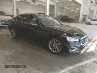 ✅ 2019 Infiniti Q50 Luxe • VIN: JN1EV7AR2KM557469 • Лот: 41662789. Опубликован ранее на IAAI с пробегом 53 243 миль. Бесплатный доступ к архиву аукционных продаж из США и подробный отчёт об истории автомобиля на DreamBid. Изображение 1.
