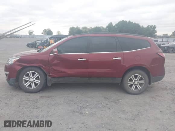 2017 Chevrolet Traverse LT z VIN 1GNKRGKD2HJ205761, wystawiony jako IAAI lot #43362483 z przebiegiem 89 450 mil mil oraz . Historia ofert i sprzedaży dostępna na DreamBid. Obrazek 14.