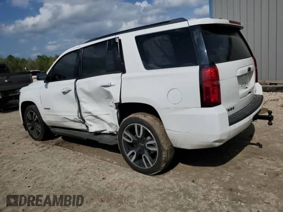 2020 Chevrolet Tahoe Premier with VIN 1GNSKCKJ5LR203810, listed as a Copart auction lot 50493335 with 99,525 mi miles and Non repairable. Bid and sale history available at DreamBid. Image 2.