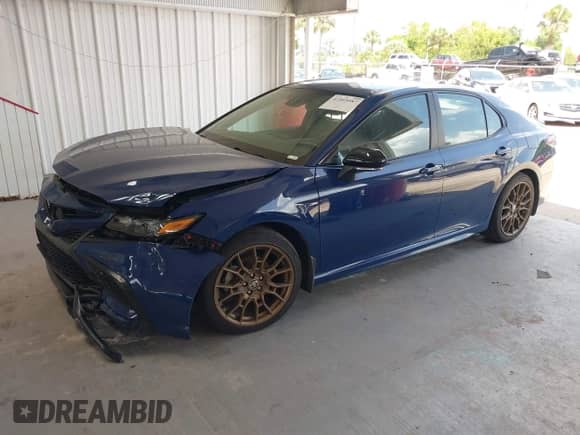 2023 Toyota Camry SE with VIN 4T1G11BK9PU091896, listed as a IAAI auction lot 42505987 with 75,683 mi miles and . Bid and sale history available at DreamBid. Image 17.