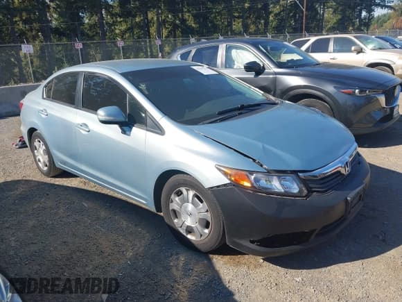 ✅ 2012 Honda Civic • VIN: JHMFB4F21CS008409 • Лот: 43399276. Опубликован ранее на IAAI с пробегом 173 651 миль. Бесплатный доступ к архиву аукционных продаж из США и подробный отчёт об истории автомобиля на DreamBid. Изображение 1.