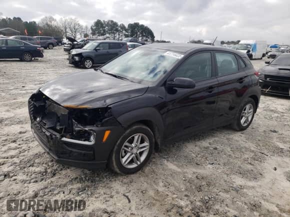 2019 Hyundai Kona SE with VIN KM8K12AA3KU383531, listed as a Copart auction lot 41714423 with 21,846 mi miles and . Bid and sale history available at DreamBid. Image 1.