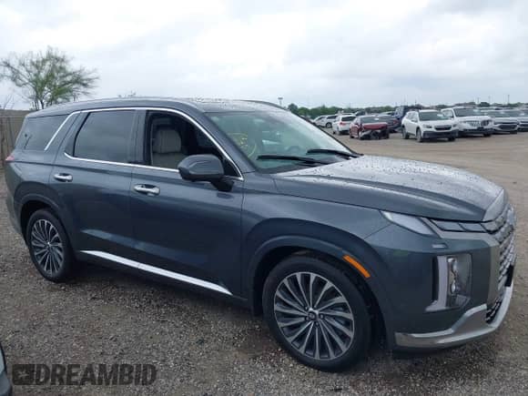 2025 Hyundai Palisade Calligraphy with VIN KM8R74GE9SU871398, listed as a IAAI auction lot 42696709 with 100 mi miles and . Bid and sale history available at DreamBid. Image 13.