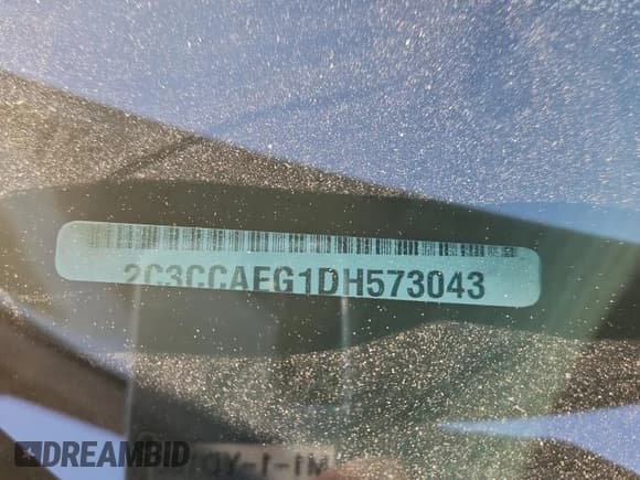 ✅ 2013 Chrysler 300 C • VIN: 2C3CCAEG1DH573043 • Lot: 92486005. Listed on Copart with 184,444 mi. Free auction sales archive from the USA and detailed vehicle history report at DreamBid. Image 12.