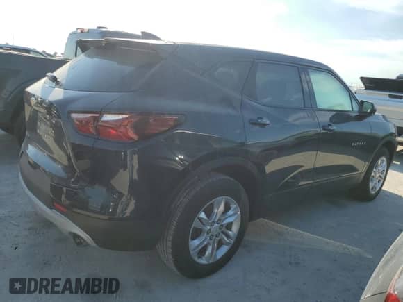 2020 Chevrolet Blazer LT with VIN 3GNKBBRA6LS555551, listed as a Copart auction lot 75399384 with Not provided miles and Salvage title. Bid and sale history available at DreamBid. Image 3.