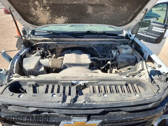 2024 Chevrolet Silverado 2500HD Work Truck with VIN 1GC4YLE75RF256145, listed as a Copart auction lot 85880485 with 56,416 mi miles and Salvage title. Bid and sale history available at DreamBid. Image 11.