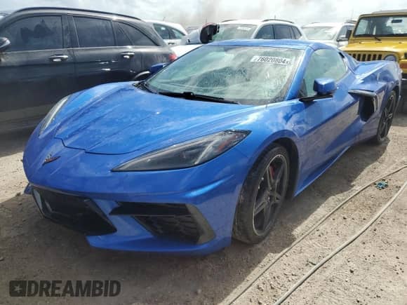 2020 Chevrolet Corvette 2LT с VIN 1G1Y72D4XL5103305, выставлен на аукционе Copart как лот 76020804 с пробегом Не указан миль и На запчасти • Non repairable. История ставок и продаж доступна на DreamBid. Изображение 1.