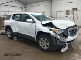 ✅ 2019 GMC Acadia SLE • VIN: 1GKKNRLAXKZ299194 • Lot: 42298419. Listed on IAAI with 50,729 mi. Free auction sales archive from the USA and detailed vehicle history report at DreamBid. Image 1.