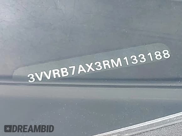 ✅ 2024 Volkswagen Tiguan S • VIN: 3VVRB7AX3RM133188 • Lot: 42570449. Listed on IAAI with 8,400 mi. Free auction sales archive from the USA and detailed vehicle history report at DreamBid. Image 9.