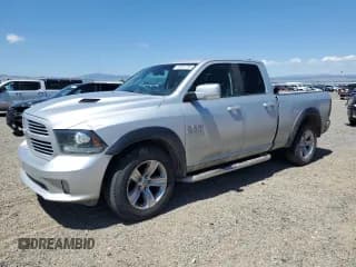 ✅ 2013 Ram 1500 Sport • VIN: 1C6RR7HT6DS509239 • Lot: 63697285. Listed on Copart with 165,929 mi. Free auction sales archive from the USA and detailed vehicle history report at DreamBid. Image 1.
