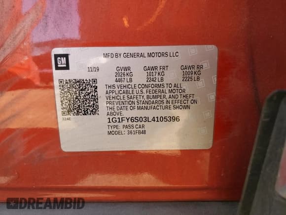 ✅ 2020 Chevrolet Bolt EV LT • VIN: 1G1FY6S03L4105396 • Lot: 73027784. Wystawiony na Copart z przebiegiem 31 131 mil. Bezpłatny archiwum sprzedaży aukcyjnych z USA i szczegółowy raport historii pojazdu na DreamBid. Zdjęcie 13.