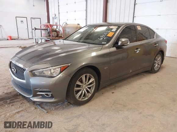 ✅ 2017 Infiniti Q50 Premium • VIN: JN1CV7AR9HM680136 • Lot: 42032320. Listed on IAAI with 217,240 mi. Free auction sales archive from the USA and detailed vehicle history report at DreamBid. Image 2.