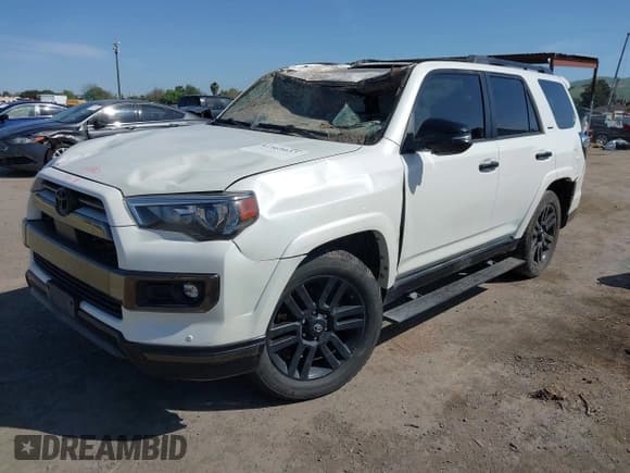 ✅ 2021 Toyota 4Runner Nightshade • VIN: JTEJU5JR7M5957684 • Lot: 41969037. Listed on IAAI with 46,551 mi. Free auction sales archive from the USA and detailed vehicle history report at DreamBid. Image 2.