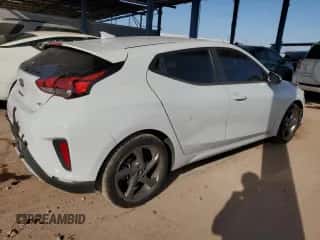 2019 Hyundai Veloster Premium z VIN KMHTG6AF5KU019648, wystawiony jako Copart lot #83897644 z przebiegiem 79 636 mil mil oraz Szkoda całkowita • Salvage title. Historia ofert i sprzedaży dostępna na DreamBid. Obrazek 3.