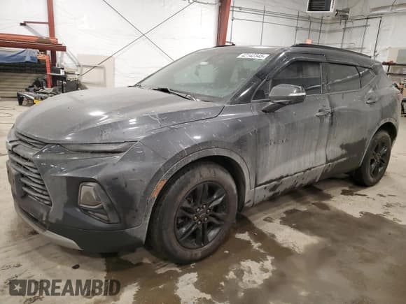 ✅ 2021 Chevrolet Blazer LT • VIN: 3GNKBJRS4MS556749 • Лот: 42142345. Опубликован ранее на Copart с пробегом 55 395 миль. Бесплатный доступ к архиву аукционных продаж из США и подробный отчёт об истории автомобиля на DreamBid. Изображение 1.