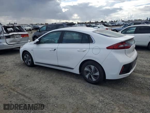 2017 Hyundai Ioniq SEL с VIN KMHC75LC2HU057523, выставлен на аукционе Copart как лот 80983994 с пробегом Не указан миль и Списание • Salvage title. История ставок и продаж доступна на DreamBid. Изображение 2.