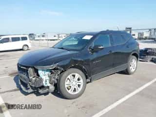 2020 Chevrolet Blazer LT with VIN 3GNKBHRS4LS654784, listed as a IAAI auction lot 42909945 with 107,975 mi miles and . Bid and sale history available at DreamBid. Image 2.