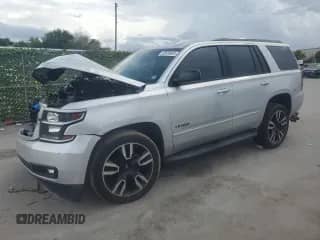 2018 Chevrolet Tahoe Premier с VIN 1GNSCCKJ5JR354222, выставлен на аукционе Copart как лот 63636604 с пробегом Не указан миль и Списание • Salvage title. История ставок и продаж доступна на DreamBid. Изображение 1.