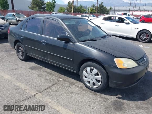 ✅ 2002 Honda Civic EX • VIN: 2HGES26722H587883 • Lot: 43077174. Listed on IAAI with Not provided. Free auction sales archive from the USA and detailed vehicle history report at DreamBid. Image 1.
