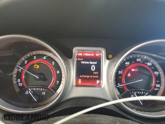 ✅ 2017 Dodge Journey GT • VIN: 3C4PDCEGXHT617706 • Lot: 71410515. Listed on Copart with 172,943 mi. Free auction sales archive from the USA and detailed vehicle history report at DreamBid. Image 9.