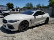 ✅ 2022 BMW M8 Competition • VIN: WBSAE0C06NCH19837 • Lot: 56768815. Listed on Copart with 27,088 mi. Free auction sales archive from the USA and detailed vehicle history report at DreamBid. Image 1.