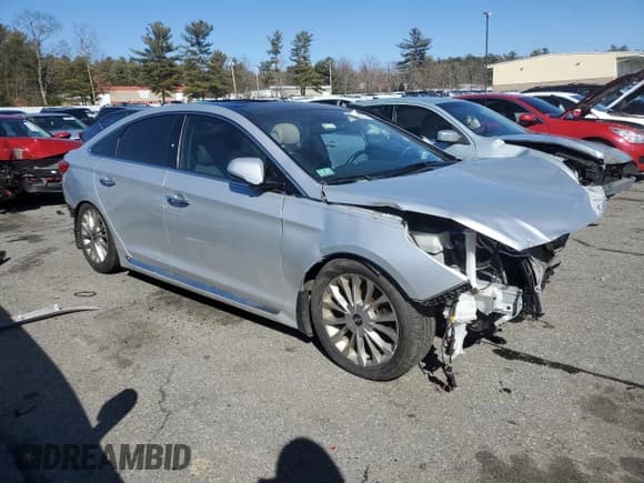 ✅ 2015 Hyundai Sonata Sport • VIN: 5NPE34AF2FH124144 • Lot: 45322143. Listed on Copart with Not provided. Free auction sales archive from the USA and detailed vehicle history report at DreamBid. Image 4.
