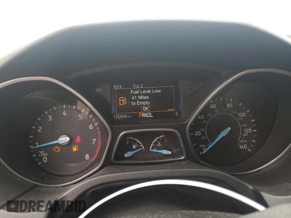 ✅ 2017 Ford Focus SE • VIN: 1FADP3F29HL222088 • Lot: 58585065. Listed on Copart with 125,896 mi. Free auction sales archive from the USA and detailed vehicle history report at DreamBid. Image 9.