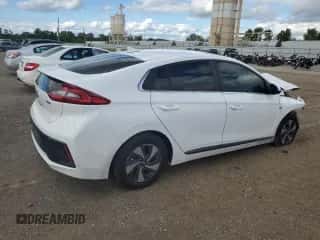 2017 Hyundai Ioniq SEL with VIN KMHC75LC1HU049378, listed as a Copart auction lot 63281973 with Not provided miles and . Bid and sale history available at DreamBid. Image 3.
