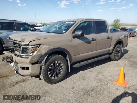 ✅ 2021 Nissan Titan Pro-4X • VIN: 1N6AA1ED9MN514521 • Lot: 64480615. Listed on Copart with 63,765 mi. Free auction sales archive from the USA and detailed vehicle history report at DreamBid. Image 1.