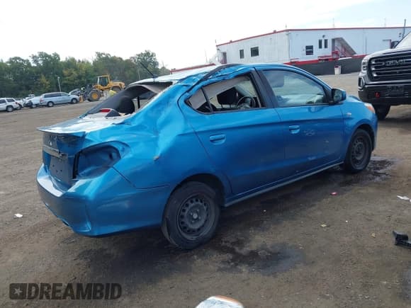 ✅ 2023 Mitsubishi Mirage ES • VIN: ML32FUFJ6PHF01152 • Lot: 43219747. Wystawiony na IAAI z przebiegiem 47 835 mil. Bezpłatny archiwum sprzedaży aukcyjnych z USA i szczegółowy raport historii pojazdu na DreamBid. Zdjęcie 4.