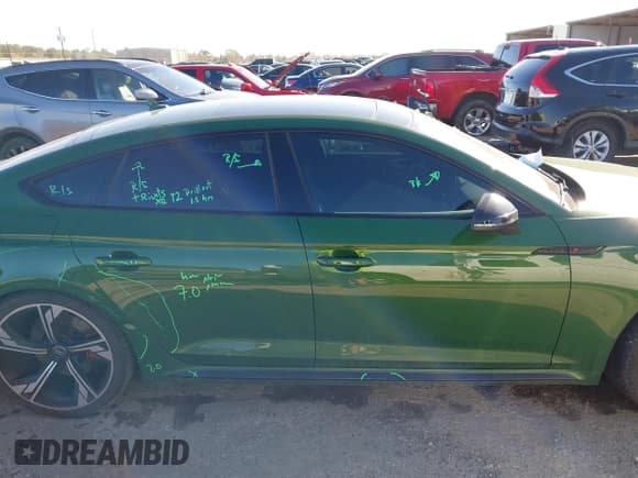 ✅ 2019 Audi RS 5 Sportback • VIN: WUABWCF54KA904316 • Lot: 41205564. Listed on IAAI with 36,727 mi. Free auction sales archive from the USA and detailed vehicle history report at DreamBid. Image 14.