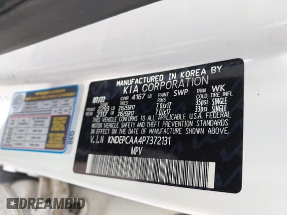 ✅ 2023 Kia Seltos LX • VIN: KNDEPCAA4P7372131 • Lot: 42748770. Wystawiony na IAAI z przebiegiem 40 474 mil. Bezpłatny archiwum sprzedaży aukcyjnych z USA i szczegółowy raport historii pojazdu na DreamBid. Zdjęcie 9.