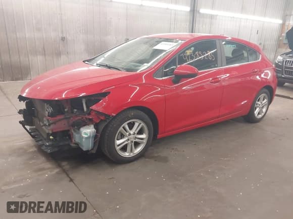 ✅ 2017 Chevrolet Cruze LT • VIN: 3G1BE6SM5HS594255 • Lot: 42385285. Listed on IAAI with 107,505 mi. Free auction sales archive from the USA and detailed vehicle history report at DreamBid. Image 18.