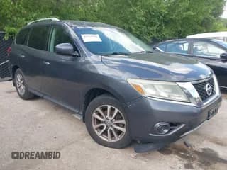 ✅ 2014 Nissan Pathfinder Platinum • VIN: 5N1AR2MM7EC723672 • Lot: 42532350. Listed on IAAI with 151,566 mi. Free auction sales archive from the USA and detailed vehicle history report at DreamBid. Image 1.