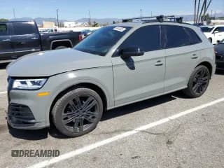 ✅ 2020 Audi SQ5 Premium Plus • VIN: WA1B4AFY6L2033703 • Лот: 46444323. Опубликован ранее на Copart с пробегом 36 928 миль. Бесплатный доступ к архиву аукционных продаж из США и подробный отчёт об истории автомобиля на DreamBid. Изображение 1.