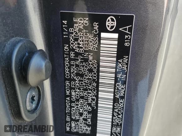 ✅ 2015 Scion tC • VIN: JTKJF5C74FJ004069 • Lot: 90932395. Wystawiony na Copart z przebiegiem 89 822 mil. Bezpłatny archiwum sprzedaży aukcyjnych z USA i szczegółowy raport historii pojazdu na DreamBid. Zdjęcie 13.