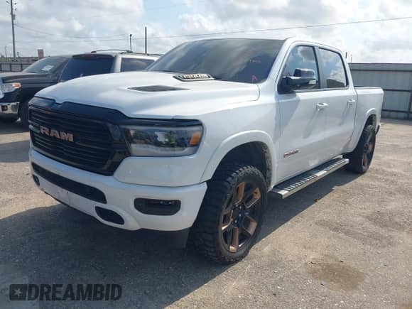 2022 Ram 1500 Laramie с VIN 1C6RREJT2NN126784, выставлен на аукционе IAAI как лот 42946808 с пробегом 55 666 миль миль и . История ставок и продаж доступна на DreamBid. Изображение 2.