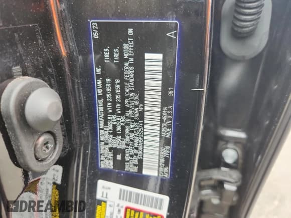 ✅ 2023 Toyota Highlander Hybrid XLE • VIN: 5TDKARAH5PS525741 • Лот: 59662715. Опубликован ранее на Copart с пробегом Не указан. Бесплатный доступ к архиву аукционных продаж из США и подробный отчёт об истории автомобиля на DreamBid. Изображение 13.