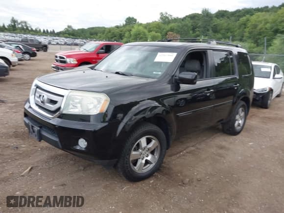 ✅ 2010 Honda Pilot EX-L • VIN: 5FNYF4H52AB034579 • Lot: 42961844. Listed on IAAI with 203,881 mi. Free auction sales archive from the USA and detailed vehicle history report at DreamBid. Image 2.