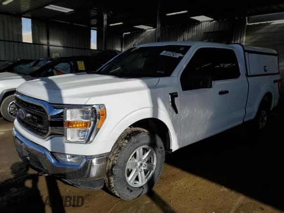 ✅ 2021 Ford F-150 XL • VIN: 1FTEX1EP3MFB29690 • Lot: 93094245. Listed on Copart with 79,503 mi. Free auction sales archive from the USA and detailed vehicle history report at DreamBid. Image 1.