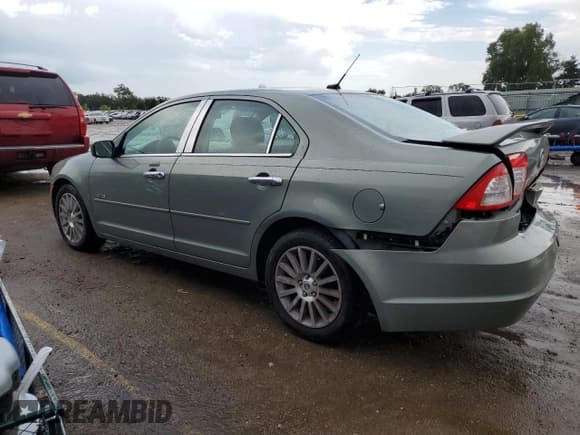 ✅ 2008 Mercury Milan Premier • VIN: 3MEHM08138R605189 • Lot: 81333045. Listed on Copart with Not provided. Free auction sales archive from the USA and detailed vehicle history report at DreamBid. Image 2.