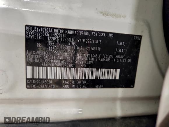 ✅ 2022 Toyota RAV4 Hybrid XSE • VIN: 4T3E6RFV8NU075902 • Lot: 94499965. Wystawiony na Copart z przebiegiem 13 209 mil. Bezpłatny archiwum sprzedaży aukcyjnych z USA i szczegółowy raport historii pojazdu na DreamBid. Zdjęcie 14.