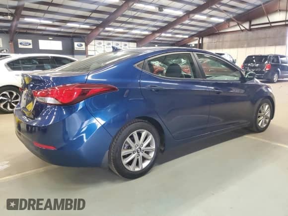 2015 Hyundai Elantra SE with VIN 5NPDH4AE6FH622853, listed as a Copart auction lot 91142465 with 167,581 mi miles and Clean title. Bid and sale history available at DreamBid. Image 3.