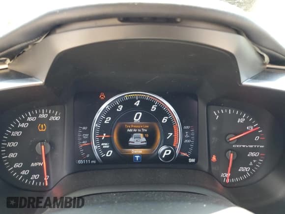 ✅ 2014 Chevrolet Corvette 3LT • VIN: 1G1YF2D71E5120204 • Lot: 64175275. Listed on Copart with 65,111 mi. Free auction sales archive from the USA and detailed vehicle history report at DreamBid. Image 9.