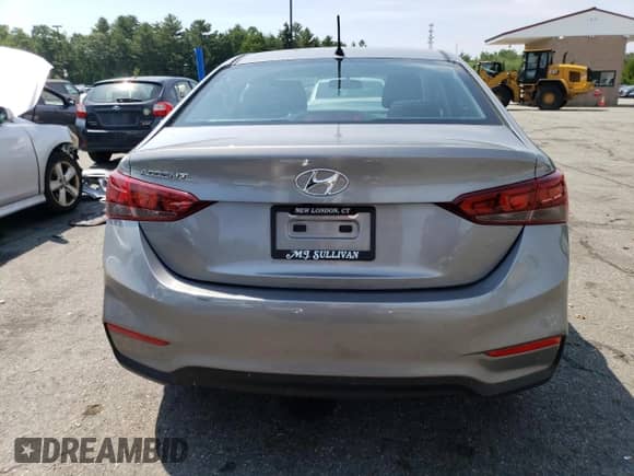 2022 Hyundai Accent SEL with VIN 3KPC24A6XNE173914, listed as a Copart auction lot 55882903 with 23,100 mi miles and . Bid and sale history available at DreamBid. Image 6.