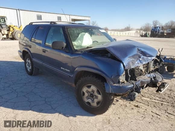 2004 Chevrolet Blazer LS z VIN 1GNDT13X44K113264, wystawiony jako Copart lot #84277574 z przebiegiem Nie podano mil oraz Szkoda całkowita • Salvage title. Historia ofert i sprzedaży dostępna na DreamBid. Obrazek 4.